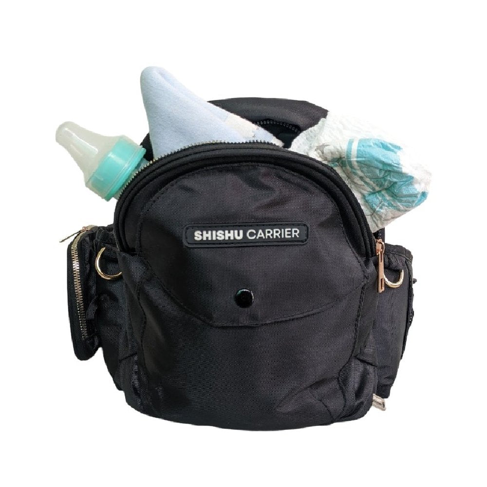 Black shishu carrier - shishucarrier