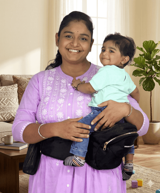 Black shishu carrier